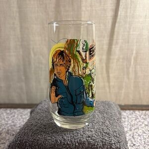 Luke Skywalker & Yoda Star Wars Empire Strikes Back Burger King Glass 1980